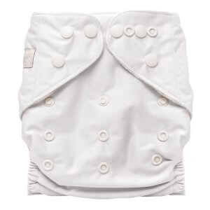 White Solid Colour Modern Cloth Nappies