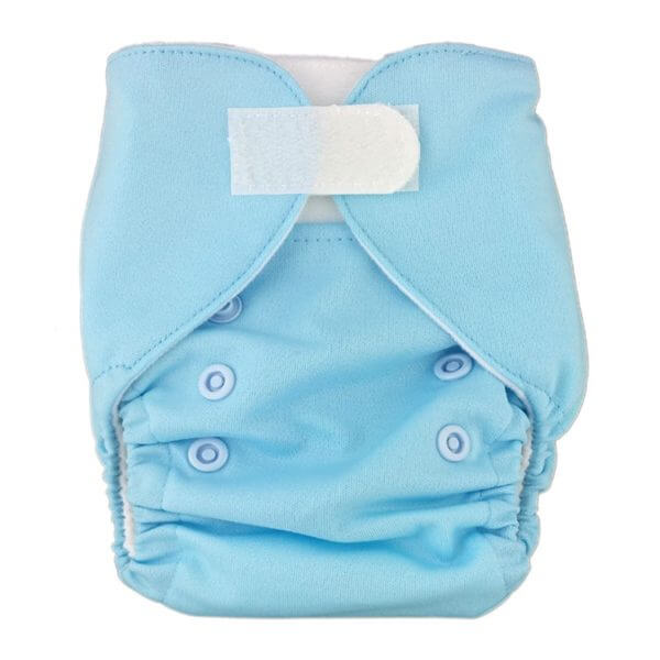 Newborn Prem Light Blue Cloth Nappies