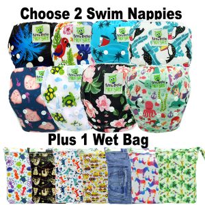 Reusable Swim Nappy 2 Pack New