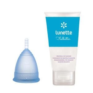 Lunette menstrual cup wash package