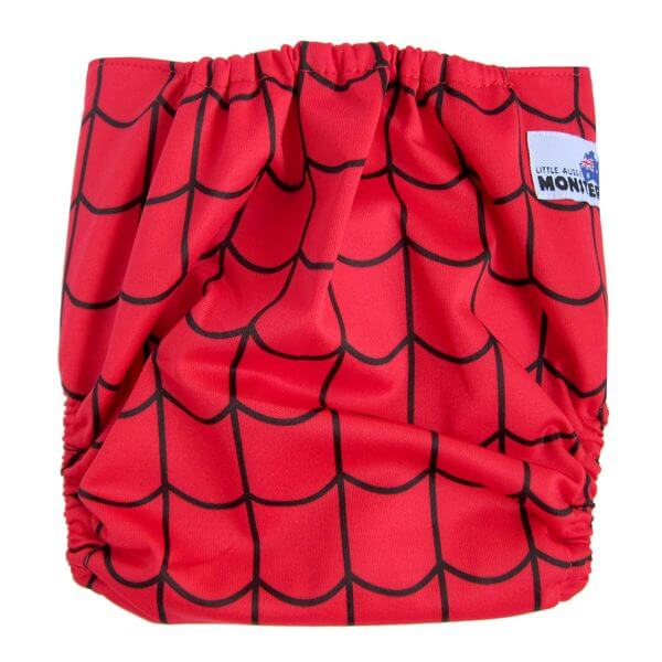 spiderweb XL cloth nappy Back