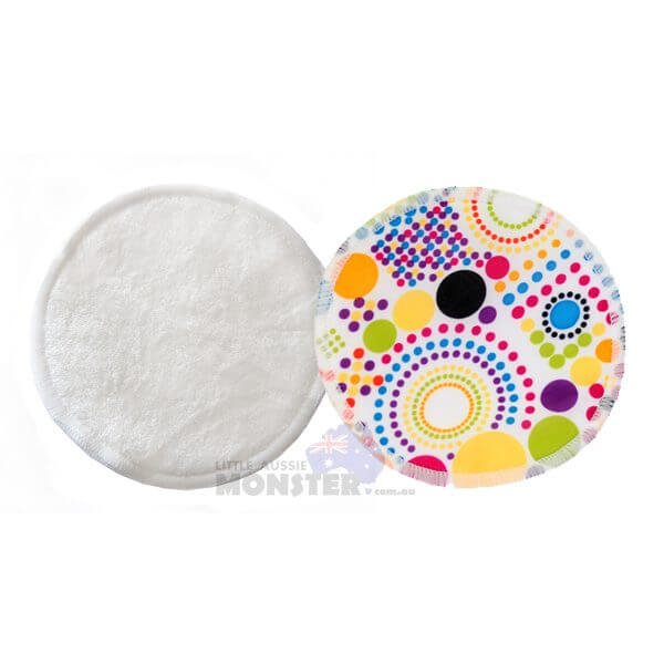 Bamboo Breast Pad Colourful Spots