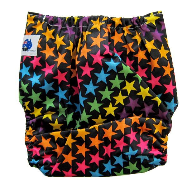 Colourful Stars Cloth Nappies