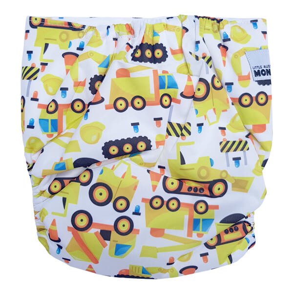 Junior XL Modern Cloth Nappy FREE Insert Baby Toddler up to 20kg Awesome Zebra 
