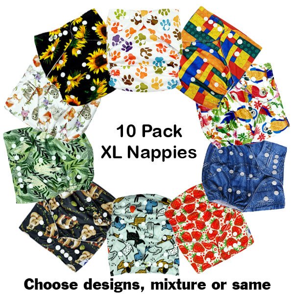 10 Pack Junior Nappies