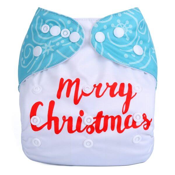 XMAS Cute Snowman Diaper