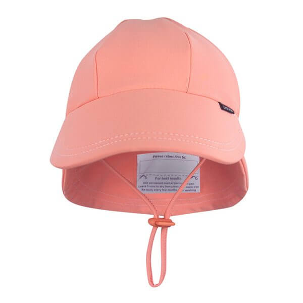 Legionnaire Swim Hat Peach UPF50+ - 42cm -3-6 months - XS