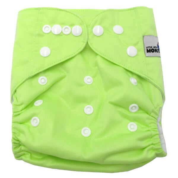 Light Green Solid Modern Cloth Nappy