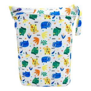 Colourful Cats Wet Bag Front