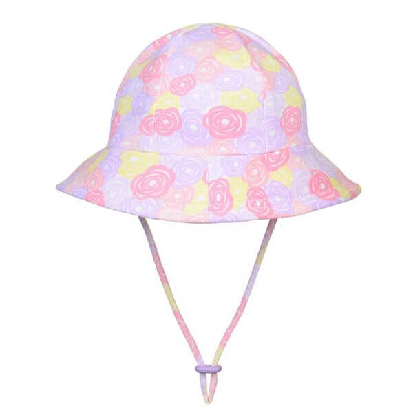 Girls Toddler Bucket Hat Rose Full View