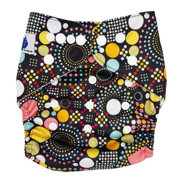 Dots and Spots Cloth Nappy Front