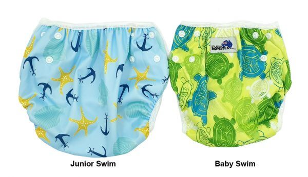 Junior and Baby cloth swim nappies