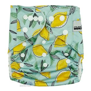 Lemons Modern Cloth Nappy Front
