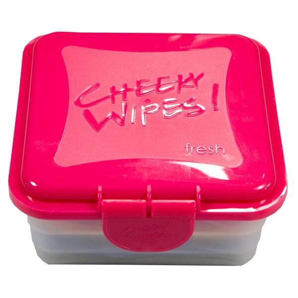 Cloth Wipes Container Pink