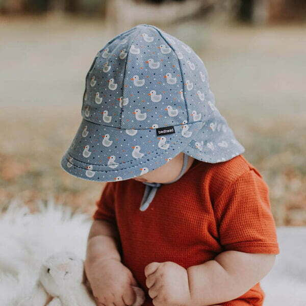 Baby Flap Hat Cute Ducks Side