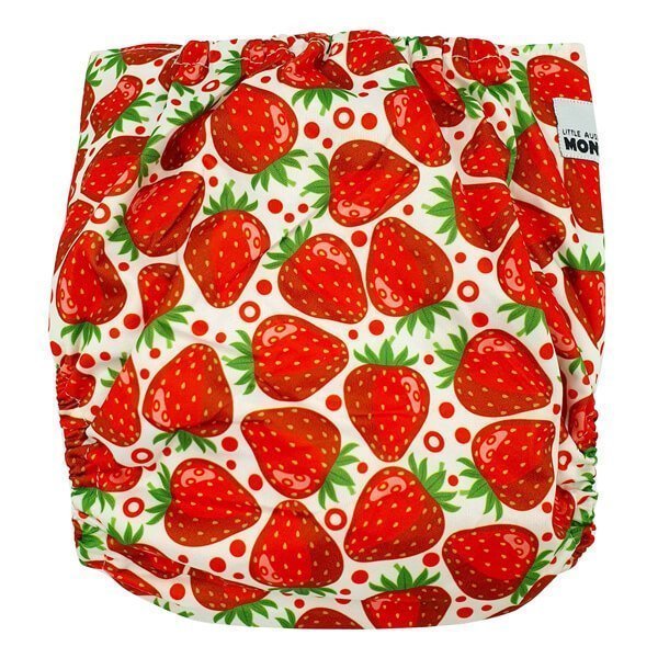 Strawberries XL Toddler Cloth Nappy Back