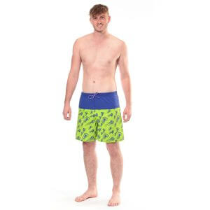 Mens Jelly Fish Board Shorts Model Front