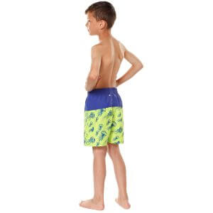 Boys Jelly Fish Board Shorts Model Back
