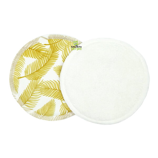 Breast Pads Golden Palms 2 Front 1 Back