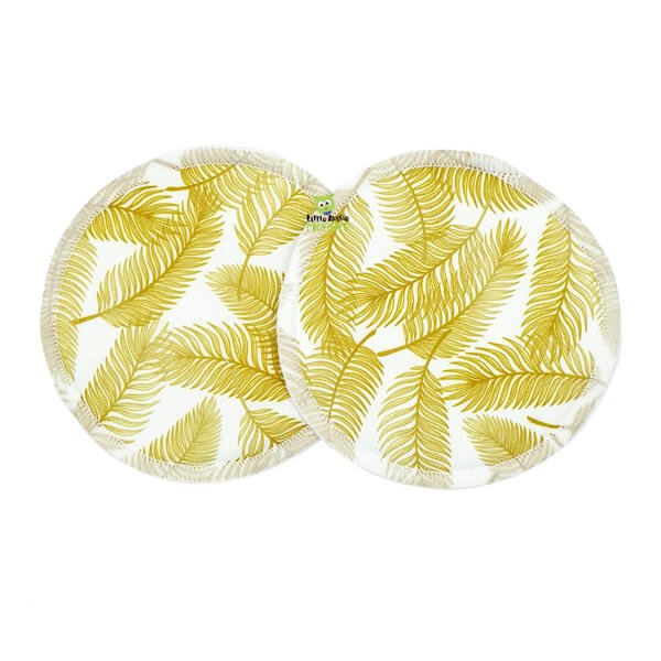 Breast Pads Golden Palms Front 2