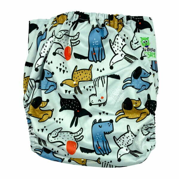 Nosey Dogs XL Junior Cloth Nappy Back