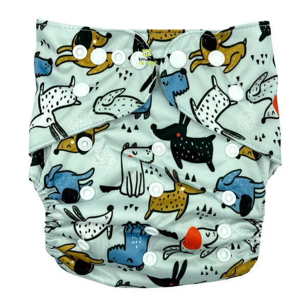 Nosey Dogs XL Junior Cloth Nappy Front