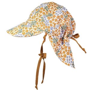 Baby Reversible Flap Hat Mabel-Maize Side