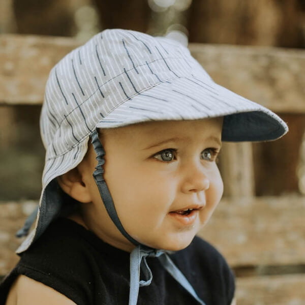 Baby Reversible Flap Hat Sprig Model Side