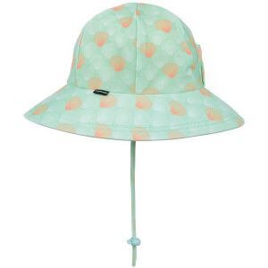 Girls Swim Hat Bucket Seashell Side