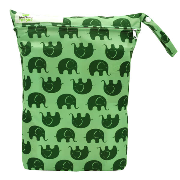 Wet Bag Emerald Elephant Front
