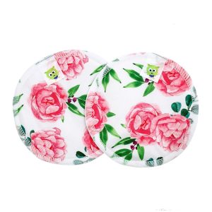 Breast Pads Pink Rose 2 Front