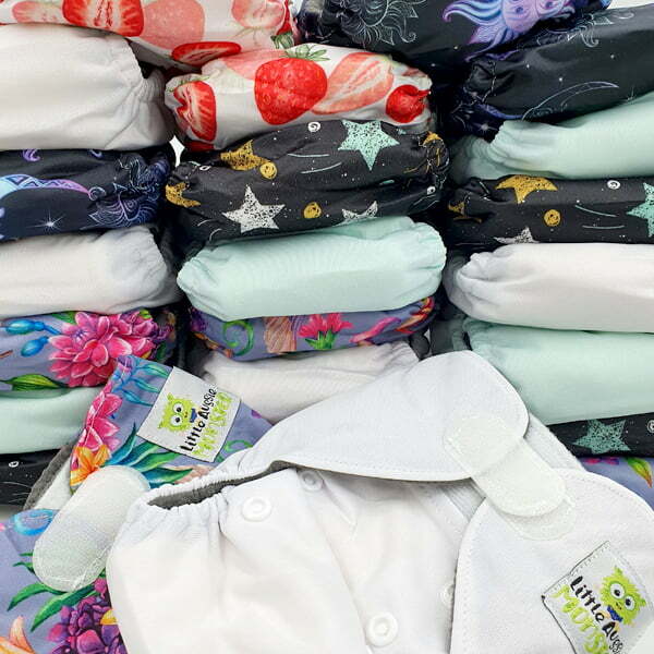 30 Pack Prem Newborn Cloth Nappies