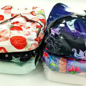 6 Pack Prem Newborn Cloth Nappies