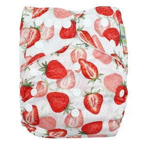 Strawberry Cloth Diaper Front