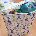 Easter Purple Bunny Wet Bag