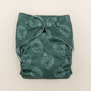 Monstera Leaf Cloth Nappy