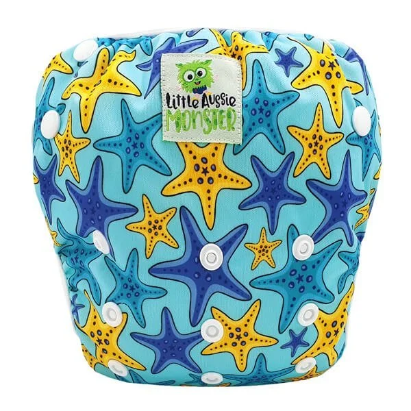 Toddler Swim Nappy Blue Starfish
