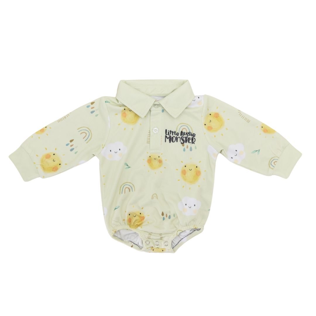 Baby Fishing Shirt Onesie Sunshower - Lightweight Sun Shirt