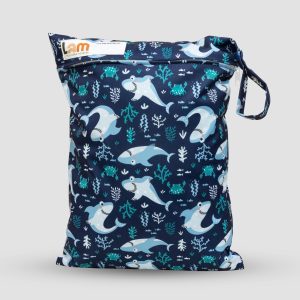 Happy Shark Large Wet Bag